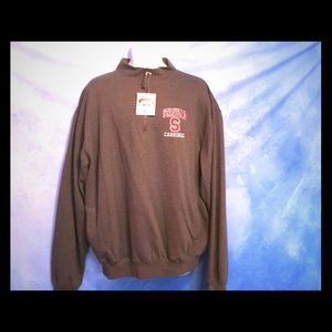Stanford logo pullover sweatshirt XXL gray new